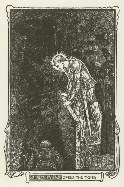 Sir Galahad öffnet das Grab von Henry Justice Ford